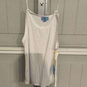 CeCe White Top Blouse